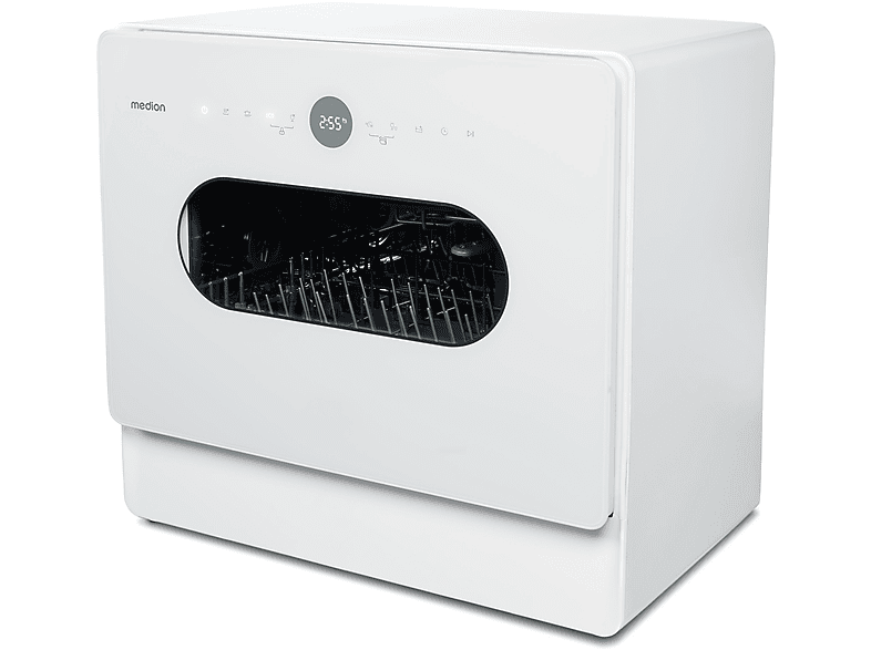 MEDION MD 37766 MD37766 Geschirrspüler (freistehend, 55 cm breit, 58 dB (A), F)