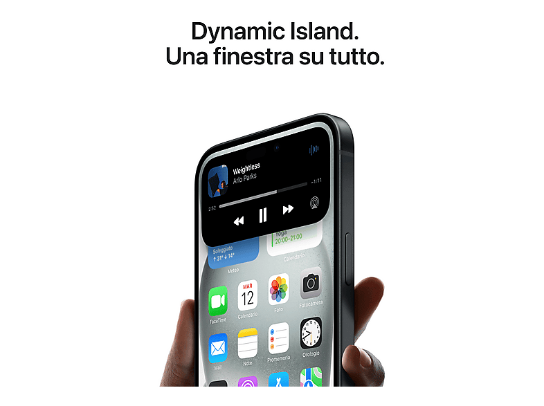 APPLE 1561335 IPHONE 15 PLUS BLACK 128GB-YPT, Negro, Móvil iOS