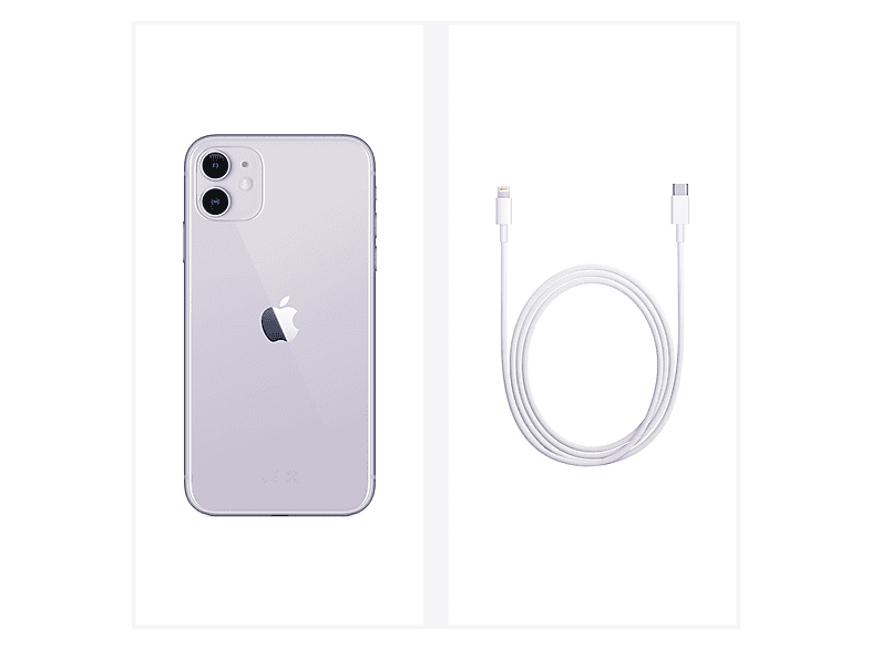 APPLE 1464578 MHDM3QL/A IPHONE 11 PURPLE 128GB, Morado, Móvil iOS