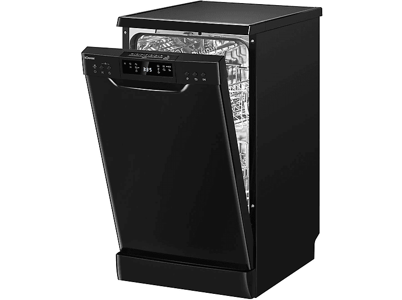 BOMANN GSP 7418 Geschirrspüler (freistehend (Besteckkorb + Besteckschublade, 448 mm breit, 47 dB (A), D)