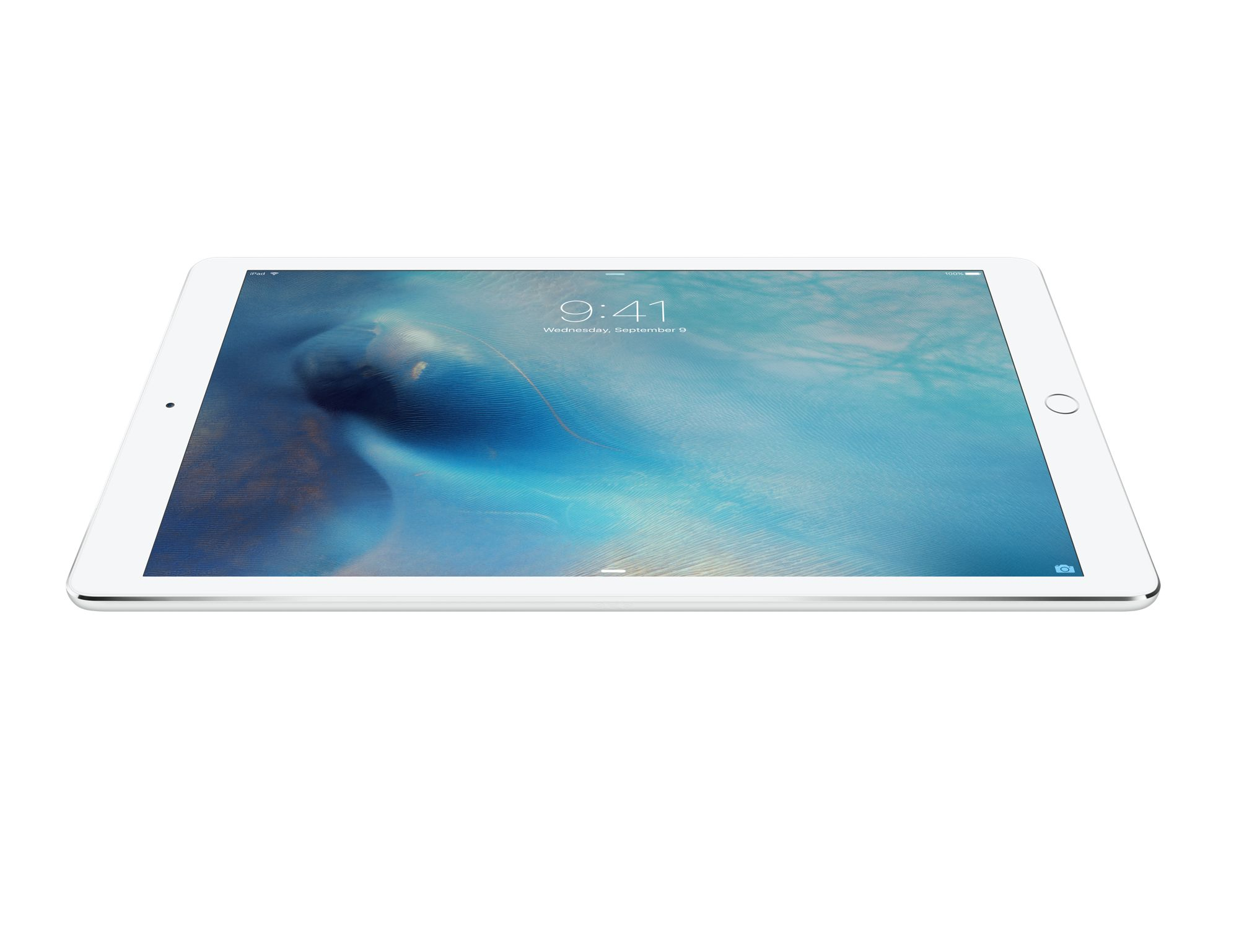 Witte tablet met scherm met een digitale interface.