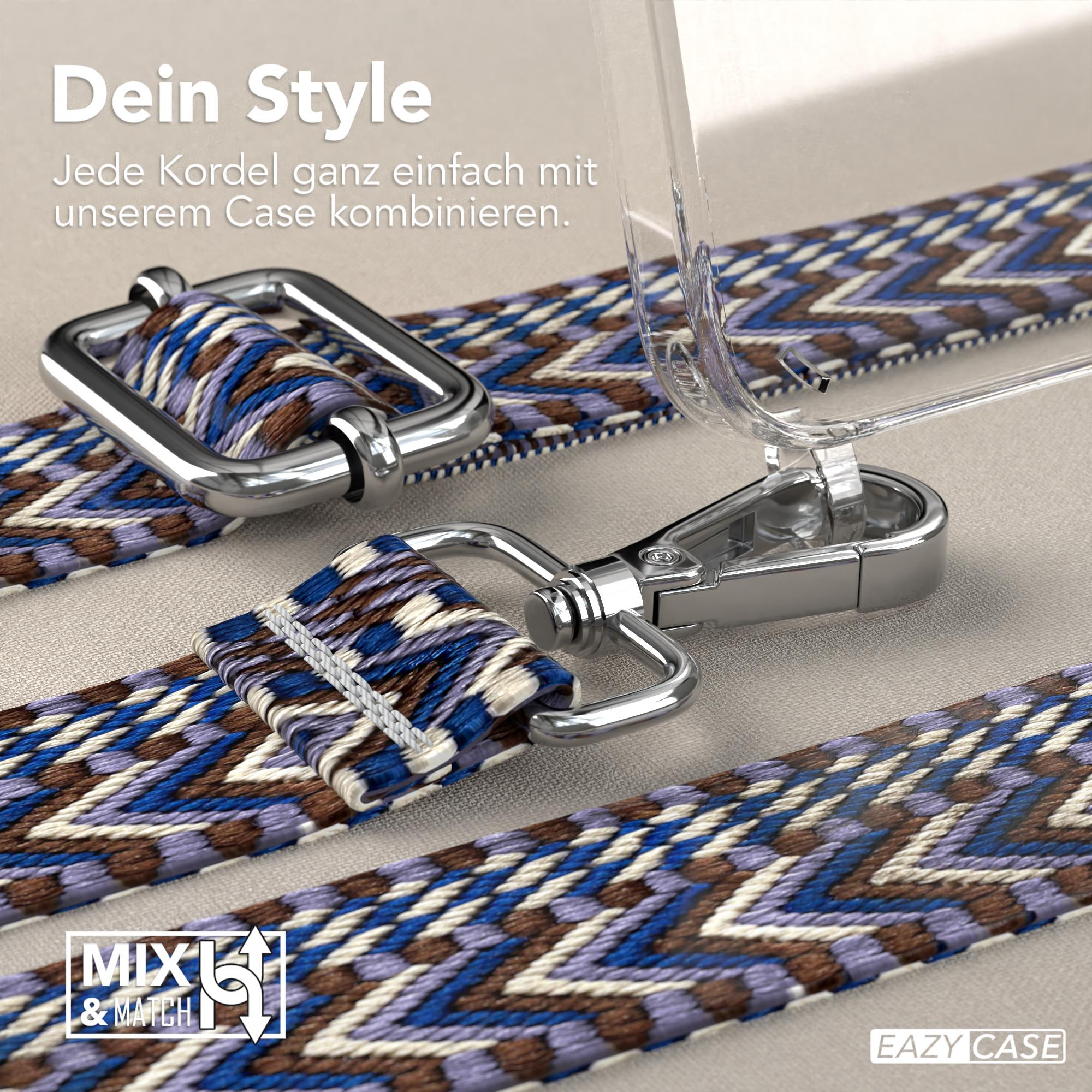 Ein Band mit einer Handyhülle. Text: Dein Style. Mix & Match Logo. Eazy Case Logo.