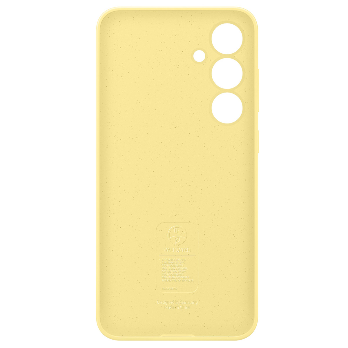 SAMSUNG Hoesje Geschikt voor Galaxy S24 FE Siliconen Zacht en Glad Telefoonhoesje voor Samsung Galaxy S24 FE Geel