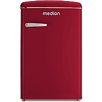 MediaMarkt MEDION MD 37790 Koel- en vriescombinatie rood aanbieding