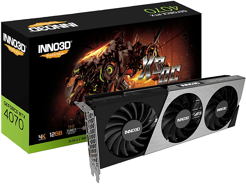 Tarjeta gráfica - INNO3D GeForce RTX 4070 X3 OC