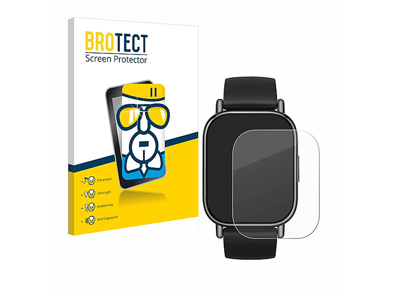 BROTECT Schutzglas Panzer Folie Glas klar Schutzfolie (für Xiaomi Redmi Watch 5 Lite)