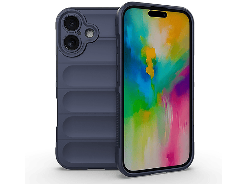 MOBYDEFEND iPhone 16 Hoesje TPU Gripcase Telefoonhoesje voor Apple