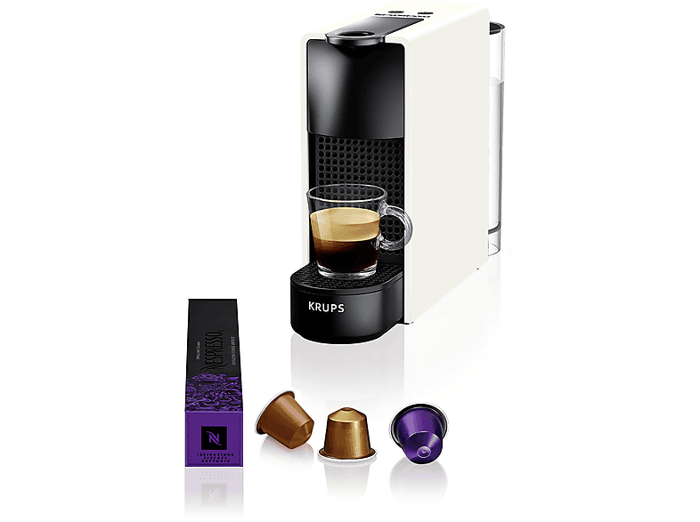 KRUPS XN 1101 NESPRESSO ESSENZIA MINI Kapselmaschine Weiß