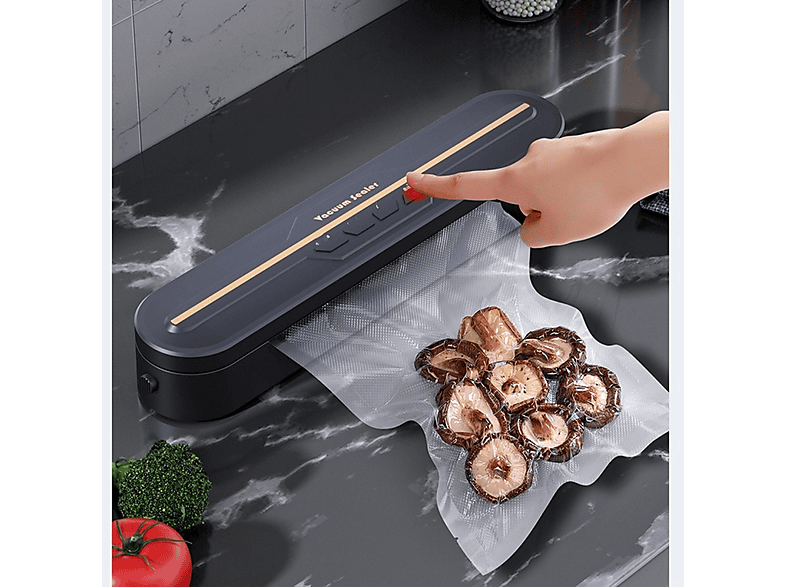 Produktbild von Allpax Vakuumgerät F 210 – Vakuumierer Mit Beutelschneider, 110 W, Automatisch/manuell