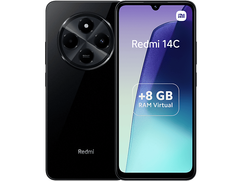 XIAOMI Redmi 14C 256 GB Schwarz Dual SIM