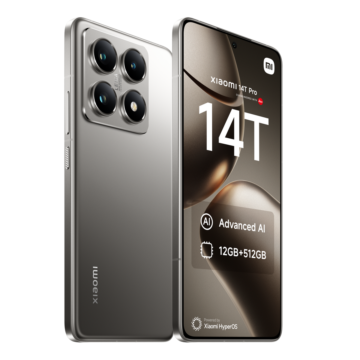 Xiaomi 14t pro スマートフォン 本体 XIAOMI 14T PRO 12+512GB TITAN GRAY 512 GB Titan Gray Dual SIM