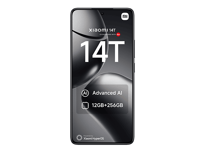 XIAOMI 14T 12+256GB TITAN BLACK 256 GB Titan Black Dual SIM