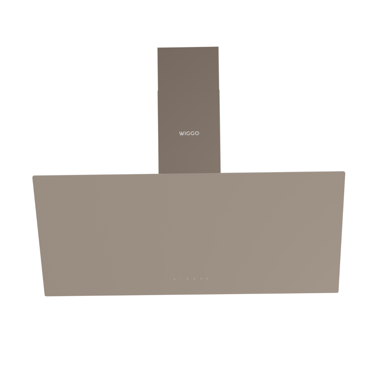 Hotte de cuisine beige avec la marque WIGGO.