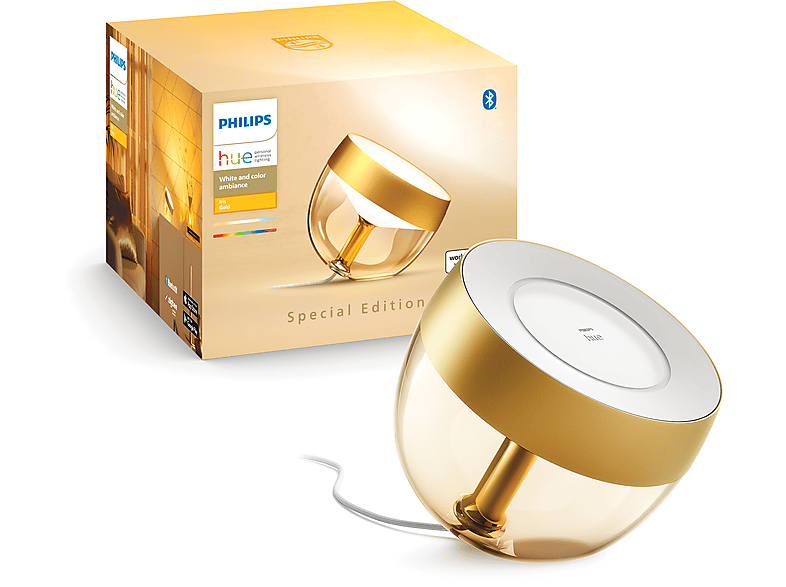 Philips Hue Standaard Lamp 1-Pack - E27 - Duurzame LED Verlichting Wit En Gekleurd Licht Dimbaar Verbind Met Bluetooth Of Hue Bridge Werkt Met Alexa En Google Home