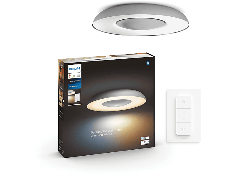 Philips Hue White Ambiance Still Plafondlamp incl. Dimschakelaar