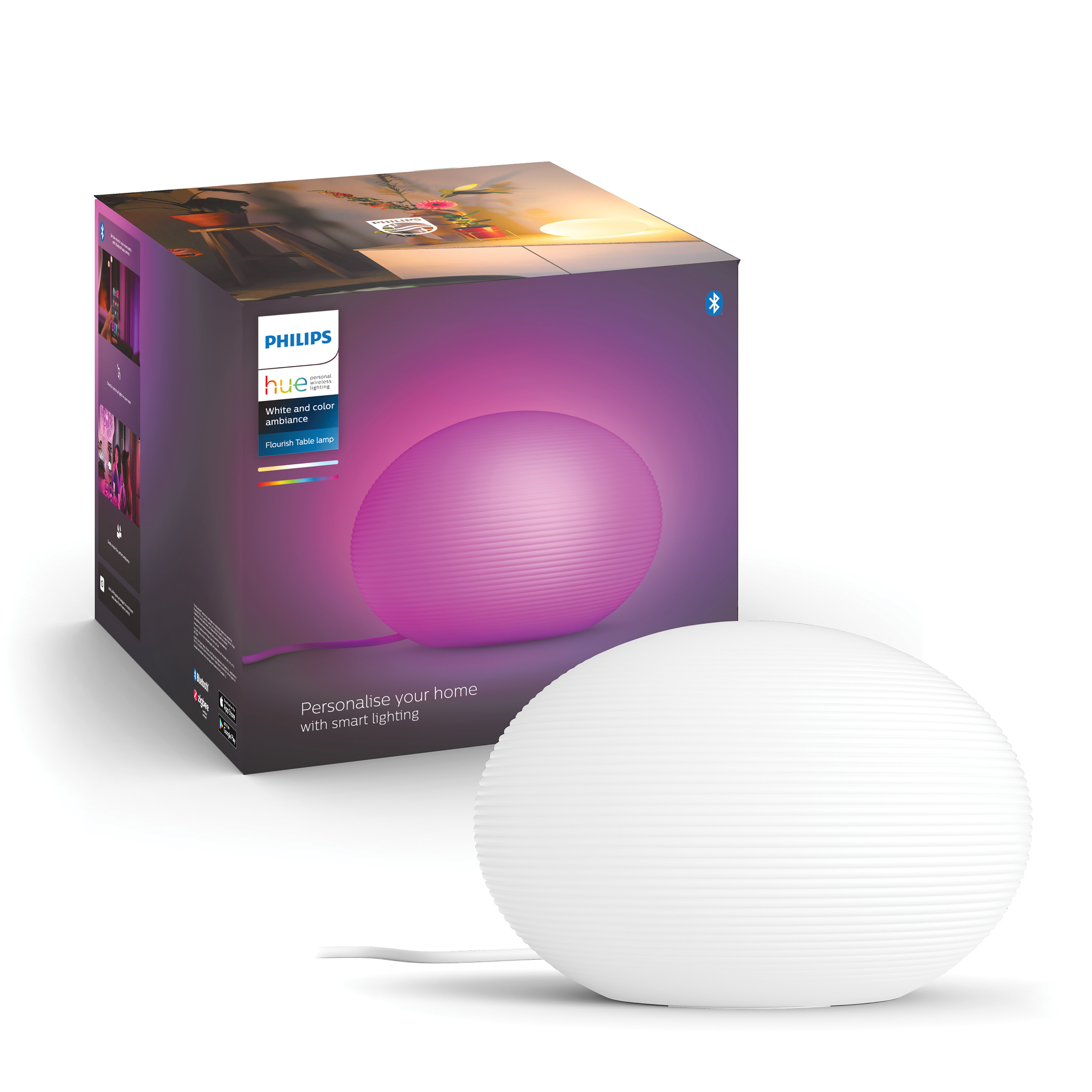 PHILIPS HUE HUEWCA FLOURISH MASA LAMBASI Bluetooth Masa Lambası