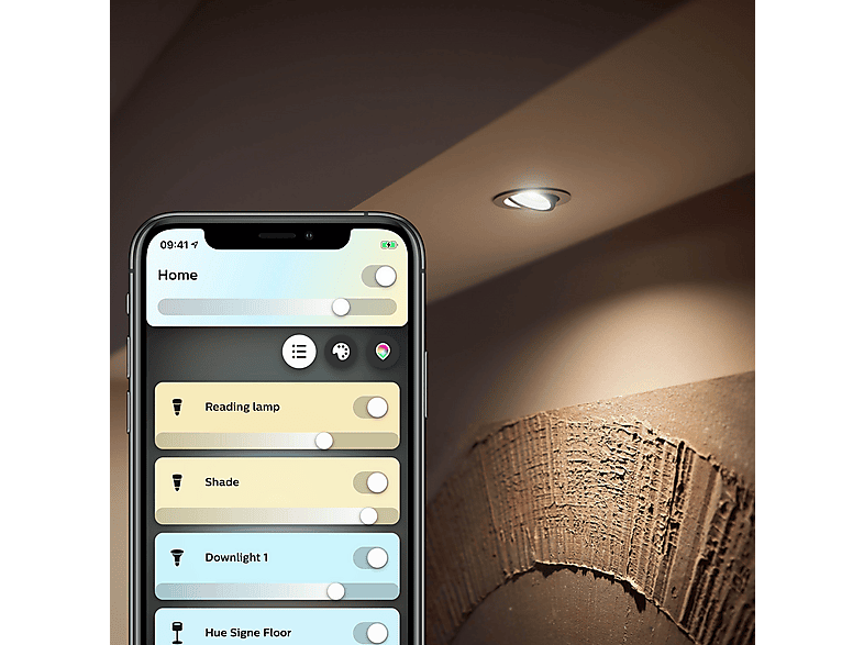 Philips Hue Milliskin inbouwspot - warm tot koelwit licht - aluminium - vierkant - basis - Smart