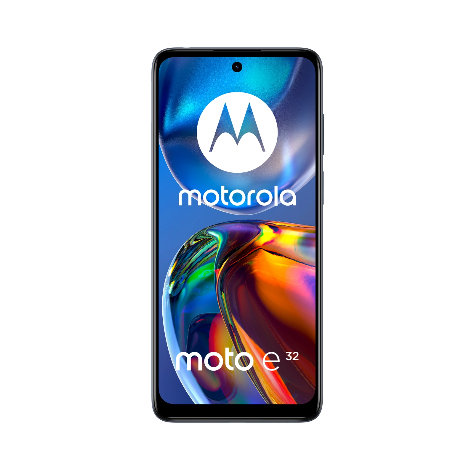 Uno smartphone Motorola Moto e32 nero, un moderno dispositivo mobile.