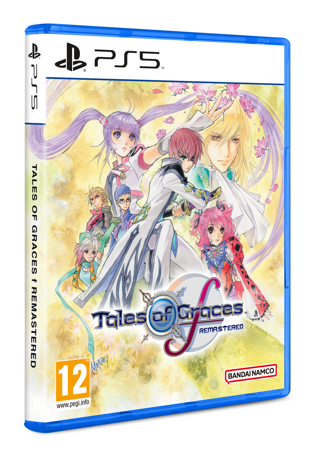 Caja del juego PS5, Tales of Graces f Remastered, con personajes y el título.