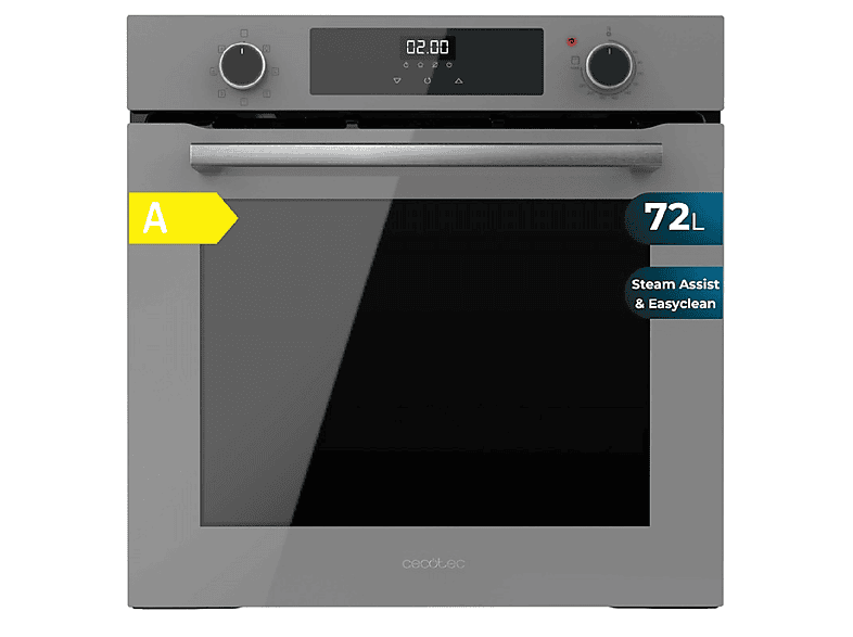 Horno multifunción - CECOTEC Bolero Hexa M226000 Glass Grey  A