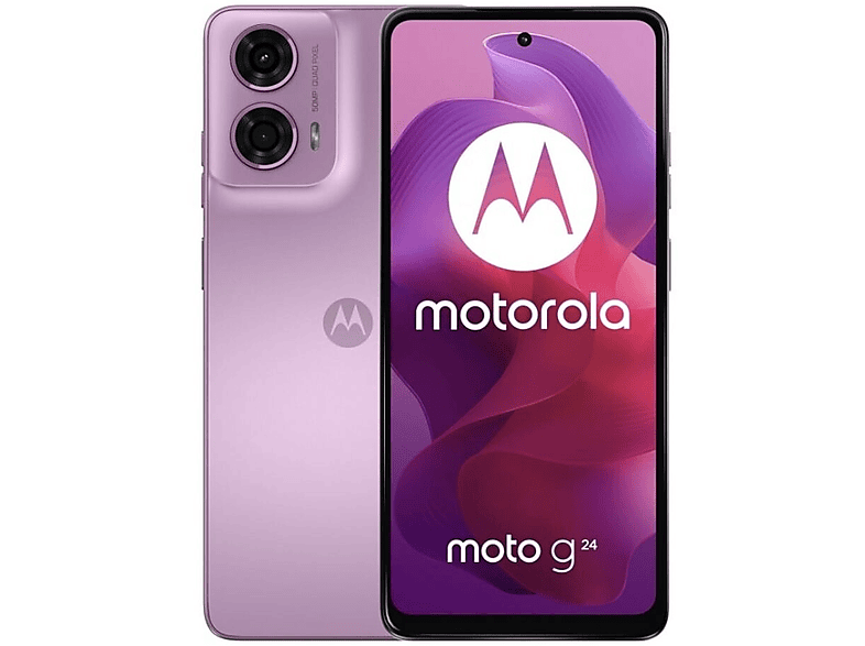 モトローラ　moto g 24 MOTOROLA Moto G24, Rosa, Móvil Android, 128 GB, 8 GB RAM, 6,56