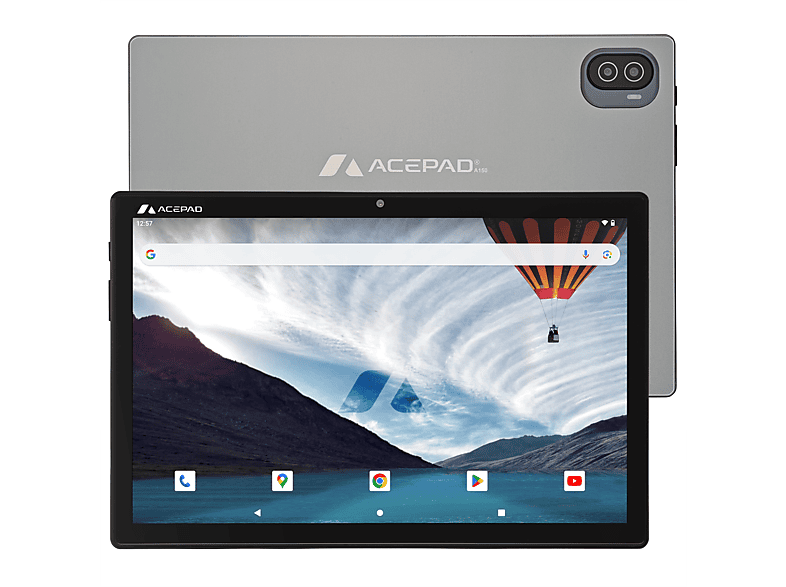ACEPAD A150, LTE, Octa-Core, 14GB RAM, FHD, Tablet, 128 GB, 10,1 Zoll, Schwarz