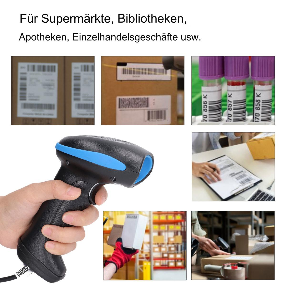 Barcode-Scanner und Nahaufnahmen. Weißer Hintergrund.
