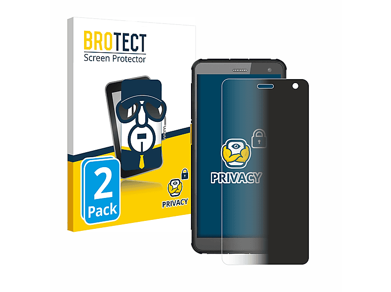 Brotect Pellicola Vetro Ibrido Per I.safe MOBILE IS655.RG 9H - 2