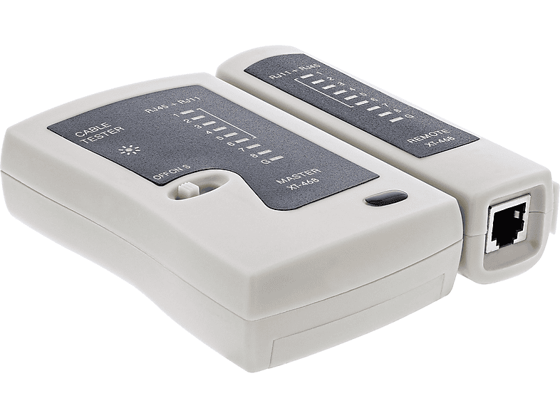 INLINE InLine® Tester für RJ45 Kabel mit 9 LED Installation / Reinigung ...
