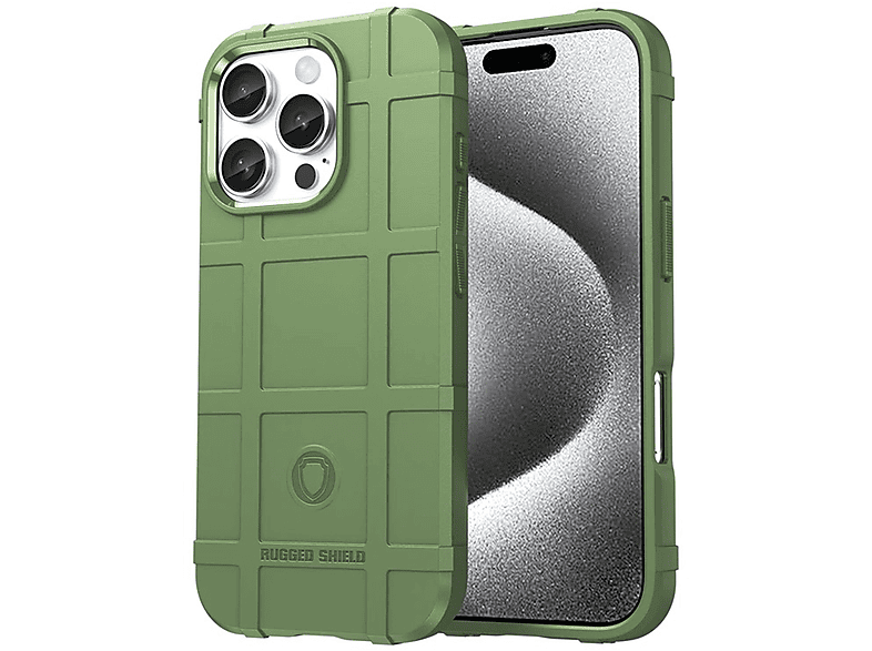 MOBYDEFEND iPhone 16 Pro Max Hoesje Rugged Shield Case