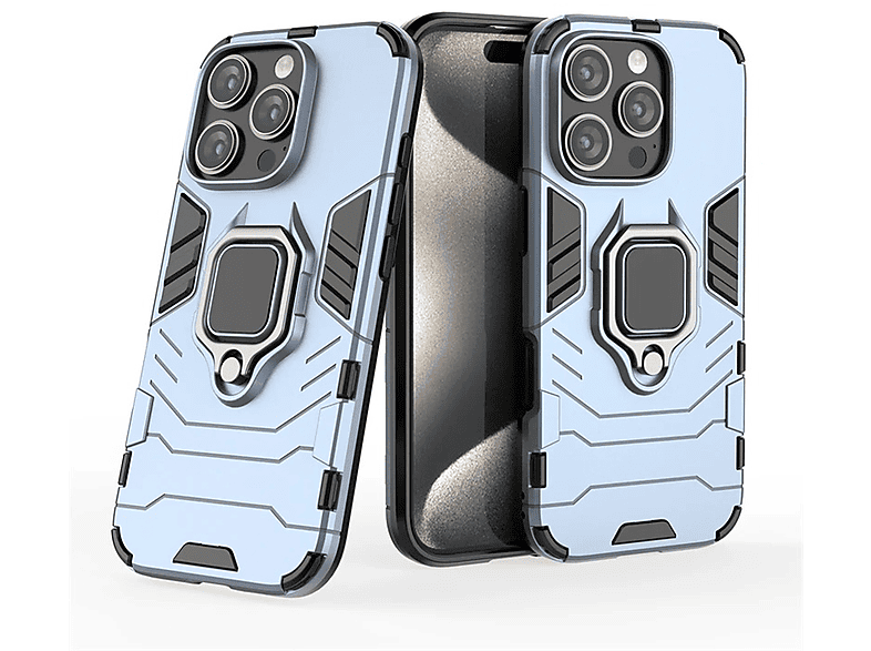 MOBYDEFEND iPhone 16 Pro Max Hoesje Pantsercase Met Standaard