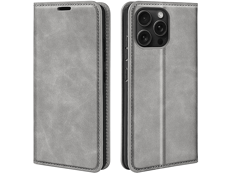 MOBYDEFEND iPhone 16 Pro Max Hoesje Bookcase Sluiting