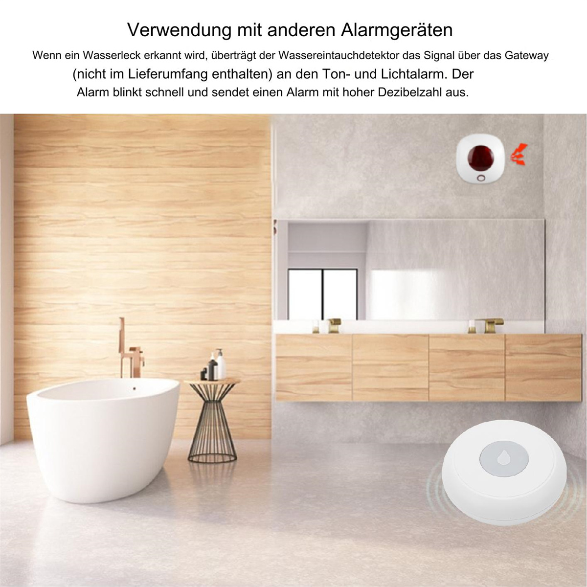 Eine Smart Tech Android TV-Werbung mit einer Landschaft auf dem Bildschirm.