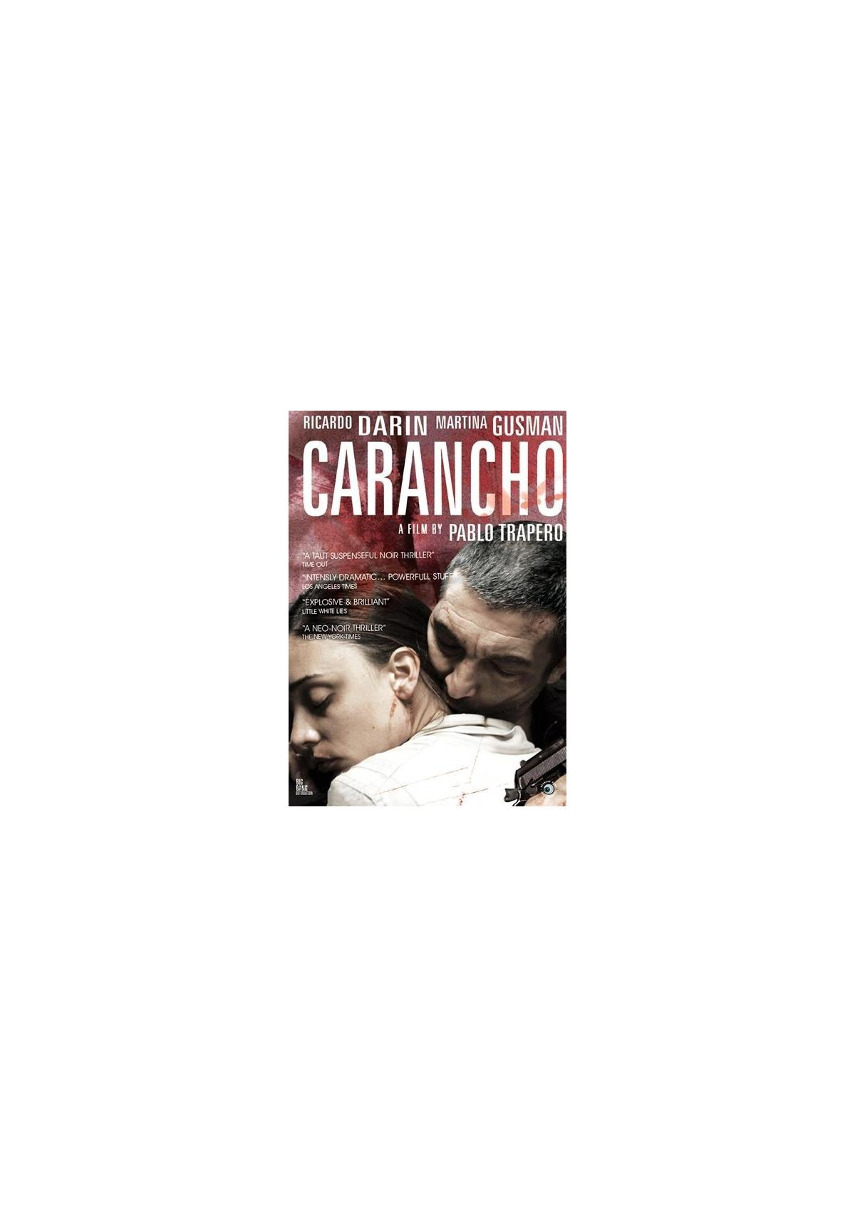 Couverture du DVD Caranch. Un homme et une femme sont dans l'image. L'homme embrasse la femme.