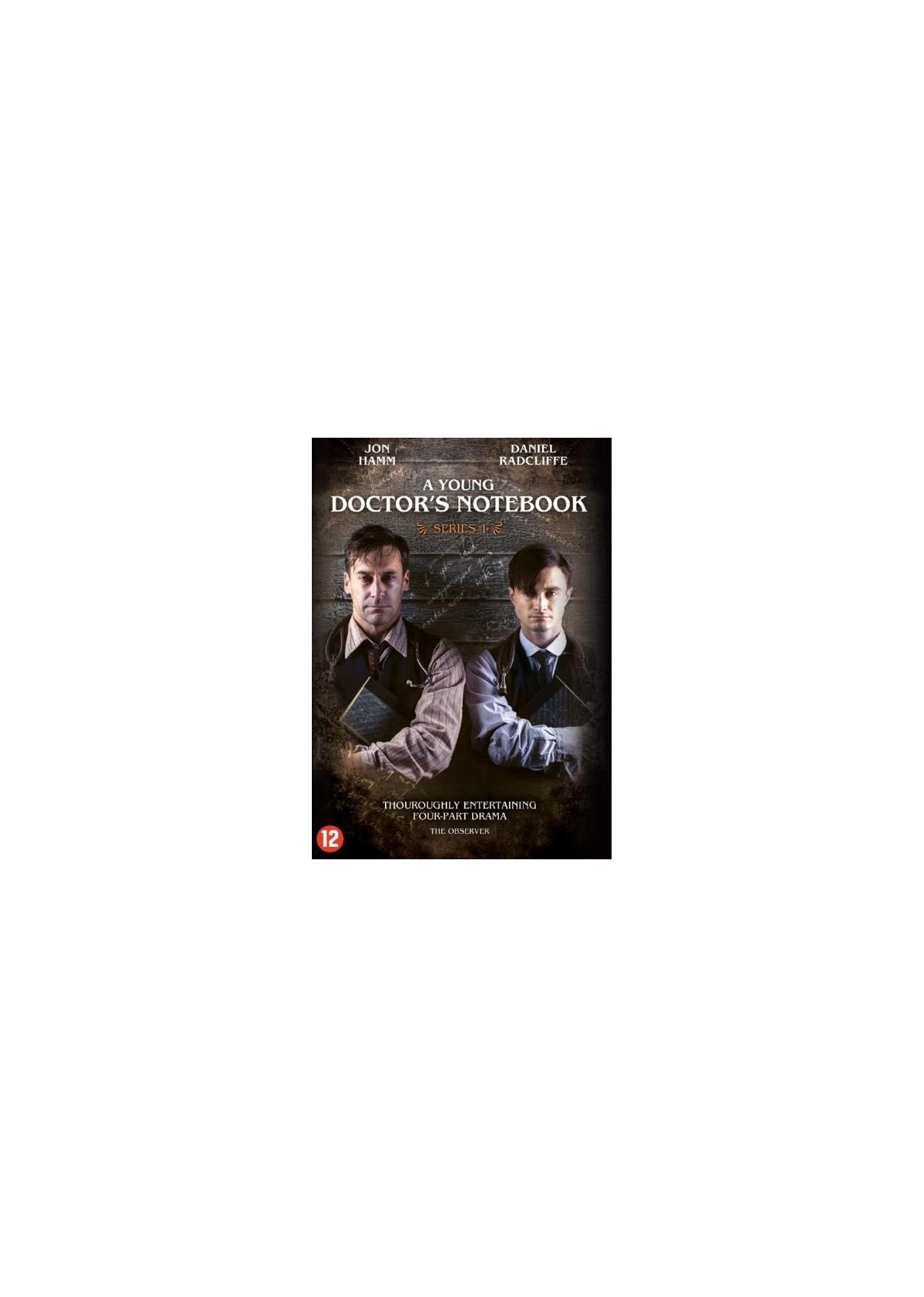 Couverture du film A Young Doctor's Notebook, deux hommes.