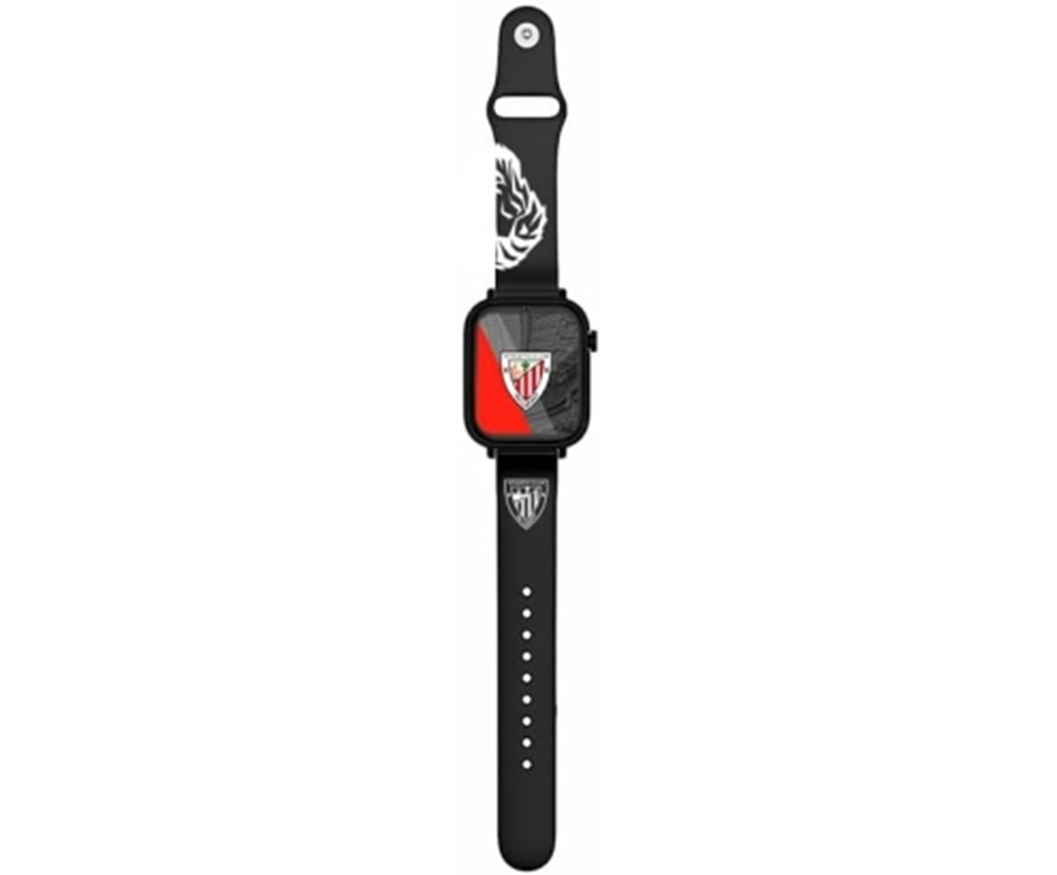 Orologio Athletic Bilbao. Cinturino nero con logo della squadra.