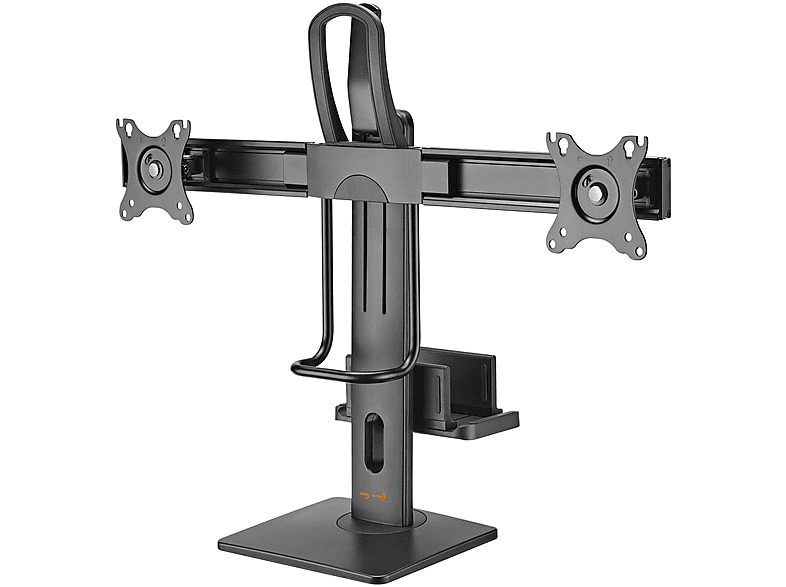 MY WALL HL61L mit Mini PC Halter | 2-fach Monitor Ständer | SATURN