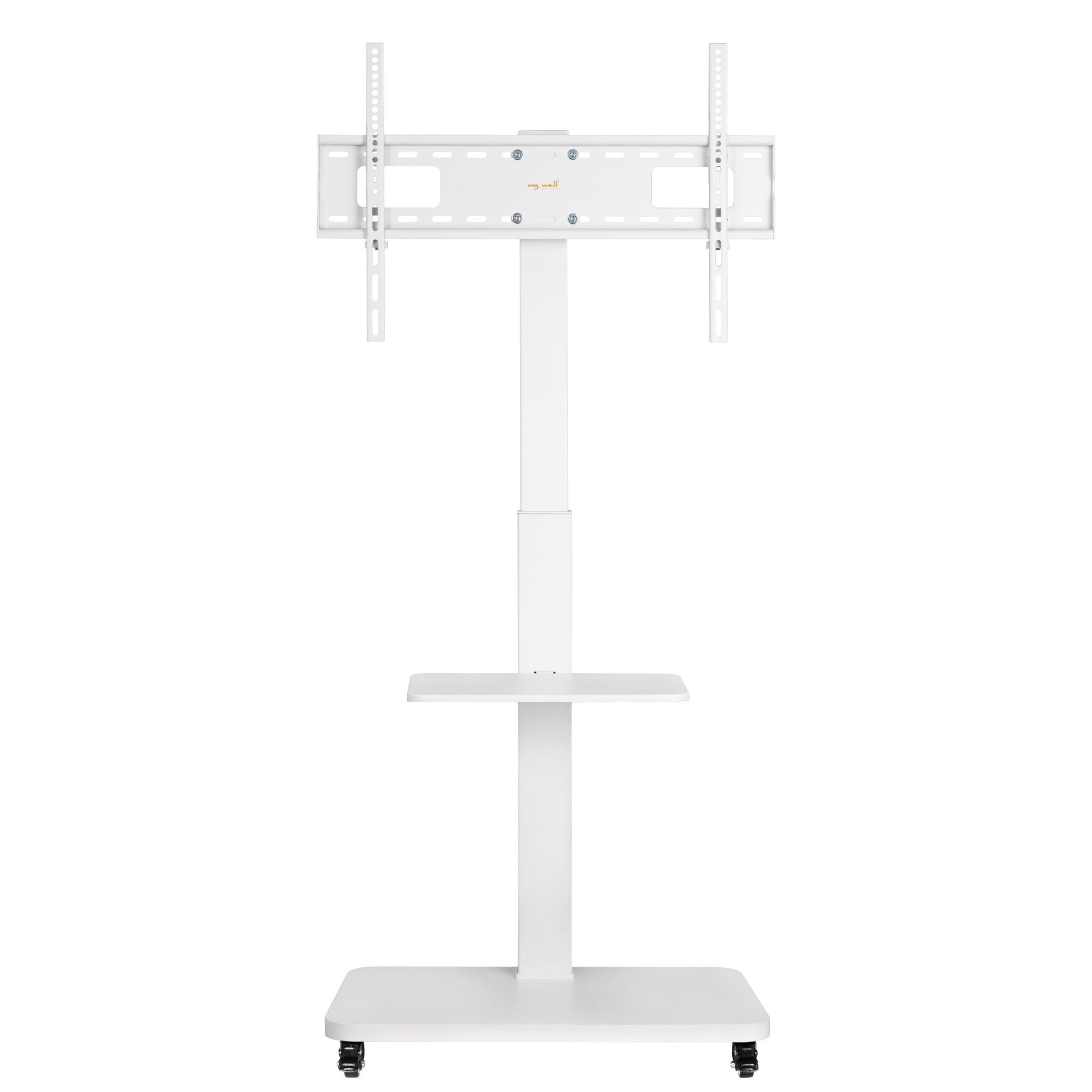 MYWALL HP108WL rollbar mit Geräteablage für 37-75 Zoll TV Standfuß