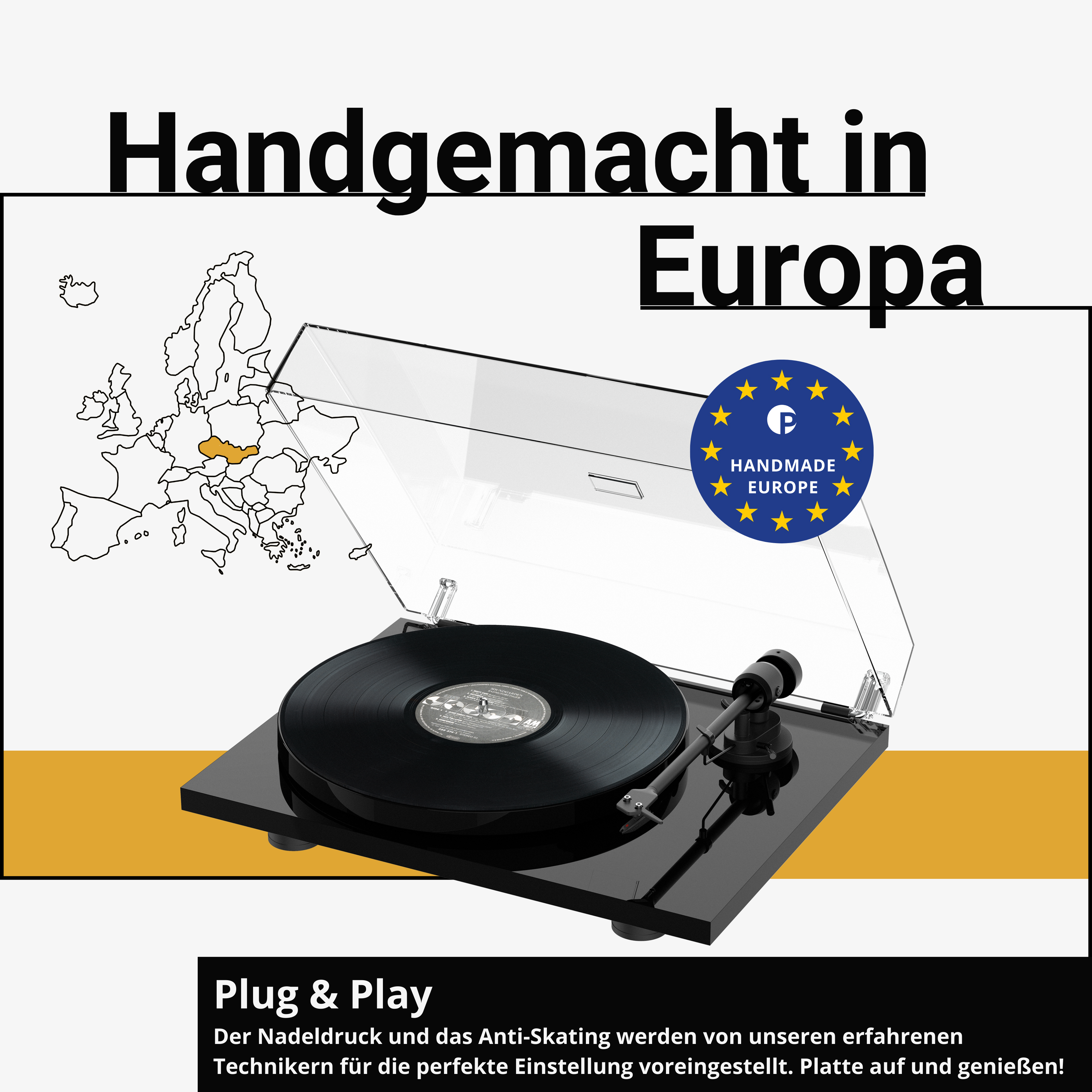 Gramofon z płytą. Tekst 