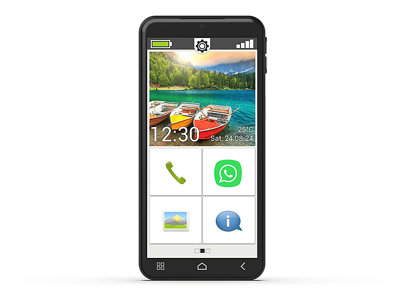 EMPORIA Smart.6 lite Senioren Telefon, Schwarz