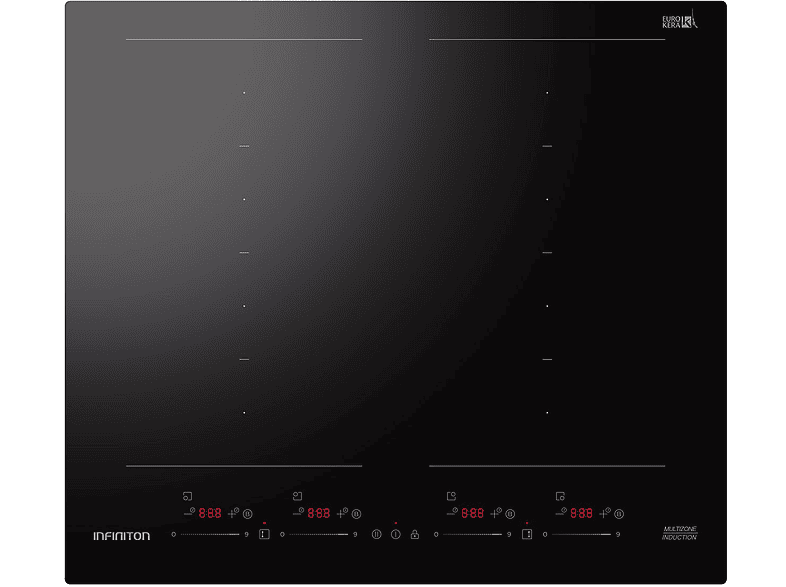 Placa de Inducción - INFINITON INDF8BK74G38