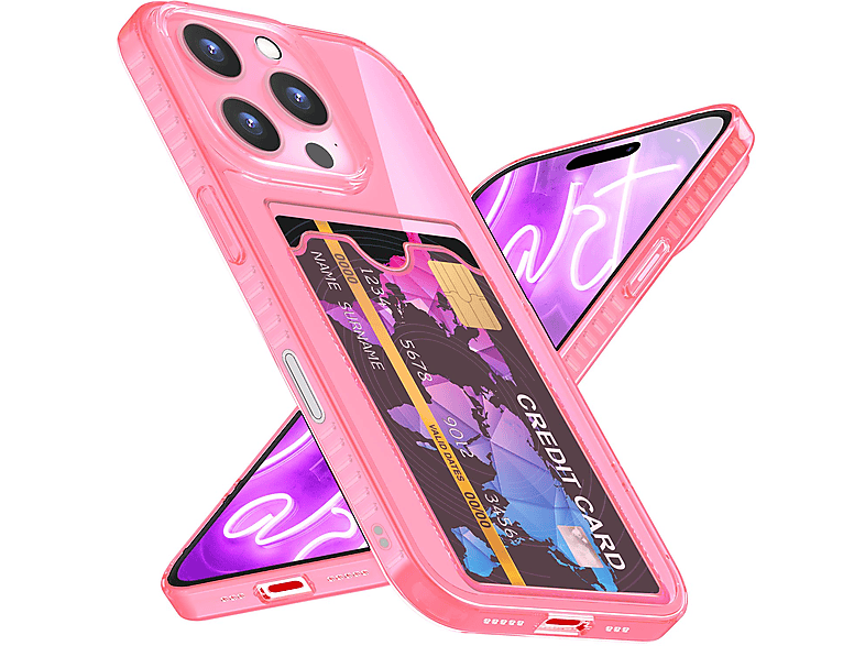 NALIA Klare Neon Handyhülle Für IPhone 12 Mini – Transparent, Bunt, Aus Weichem Silikon, Dünn & Stoßfest