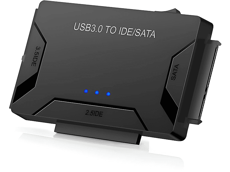 USB 3.0 zu SATA/IDE Adapter für 2,5/3,5 Zoll Festplatten Nutzung bis 6 TB Adapter