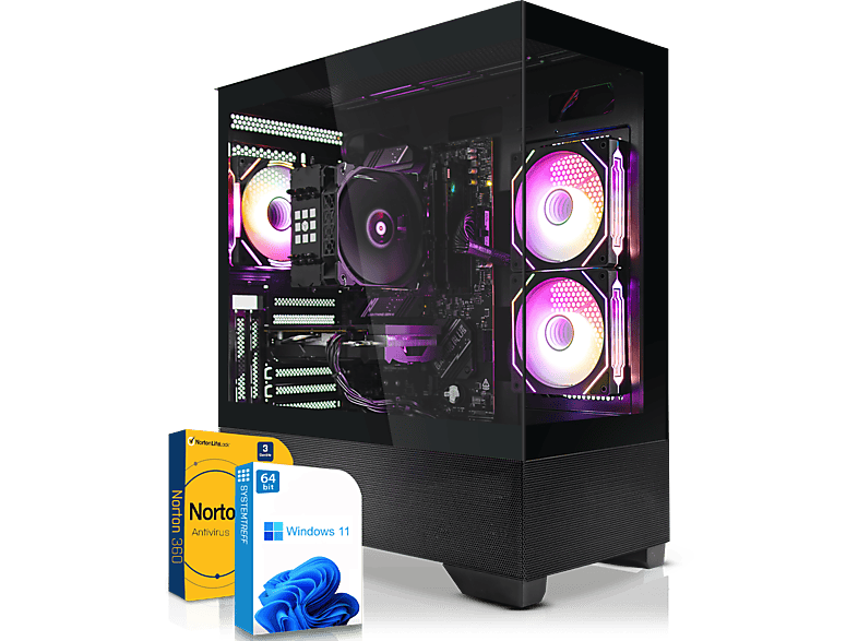 SYSTEMTREFF Gaming AMD Ryzen 9 5900XT, Gaming PC mit AMD Ryzen™ 9 ...