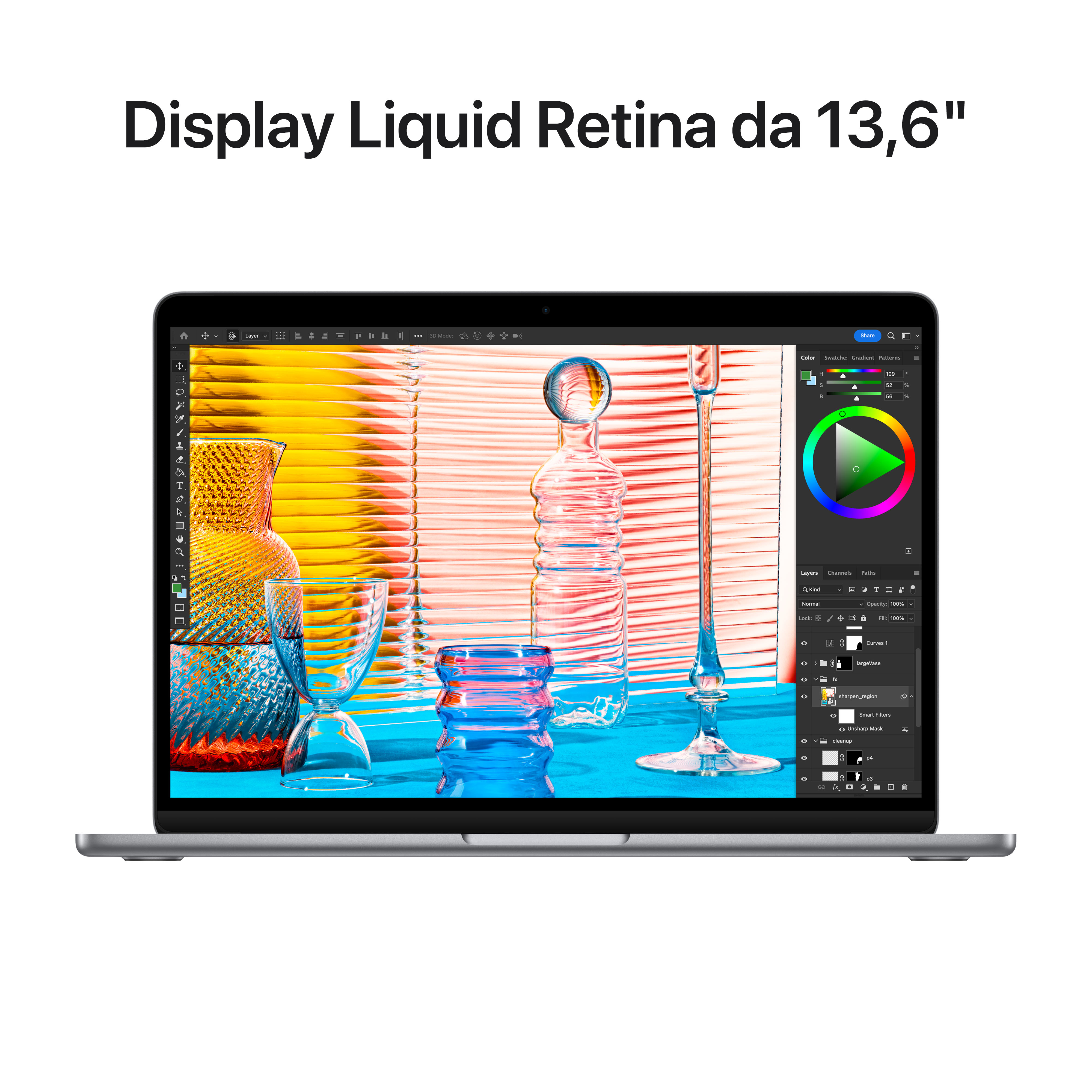 APPLE MLXX3T/A, Notebook, mit 13,6 Zoll Display, Apple M2,M2 Prozessor, 8 GB RAM, 512 GB SSD, Apple M2, Grau, macOS Monterey