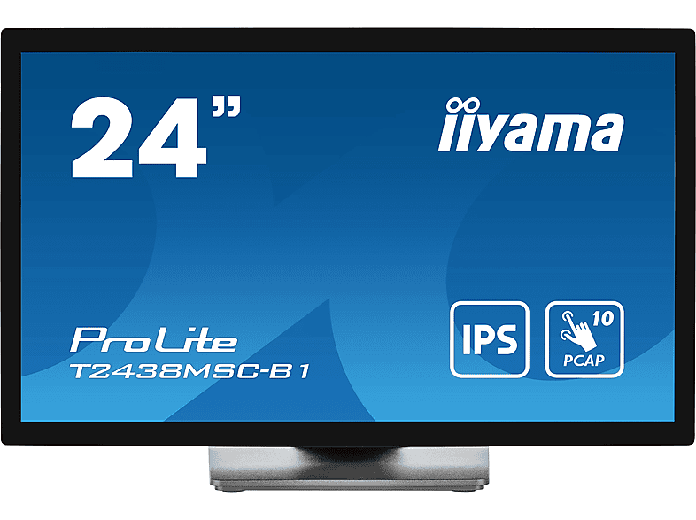 IIYAMA ProLite T2438MSC-B1 23,8 Zoll Full-HD Monitor (5 ms Reaktionszeit  )