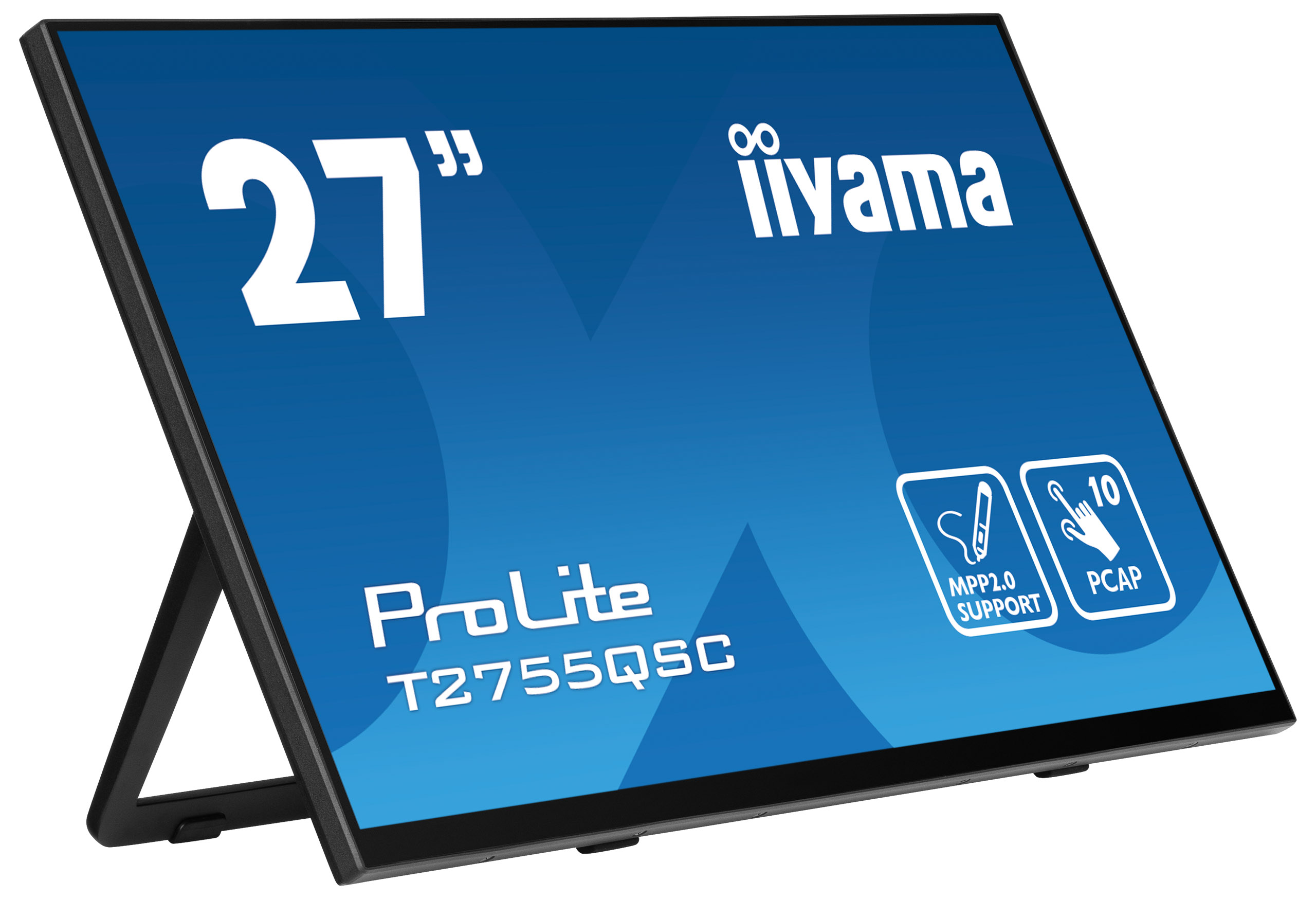 Monitor Iiyama ProLite T2755QSC 27" ze stojakiem.
