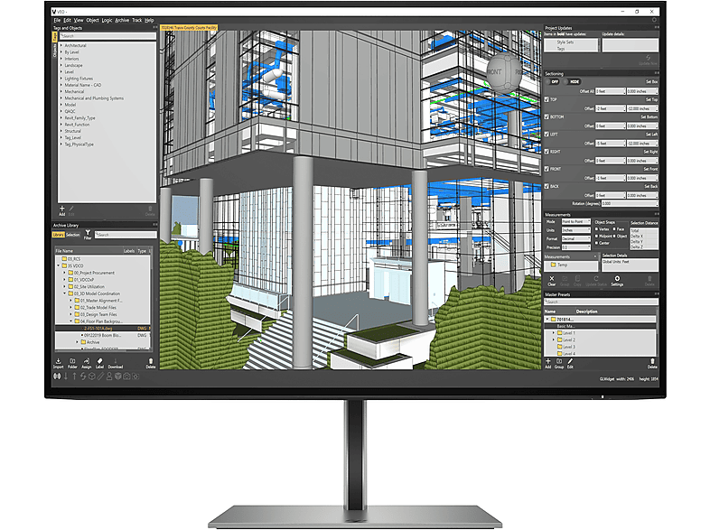HP 1C4Z5AA#ABB 24 Zoll WUXGA Monitor (5 ms Reaktionszeit , 60Hz , 60 Hz nativ)