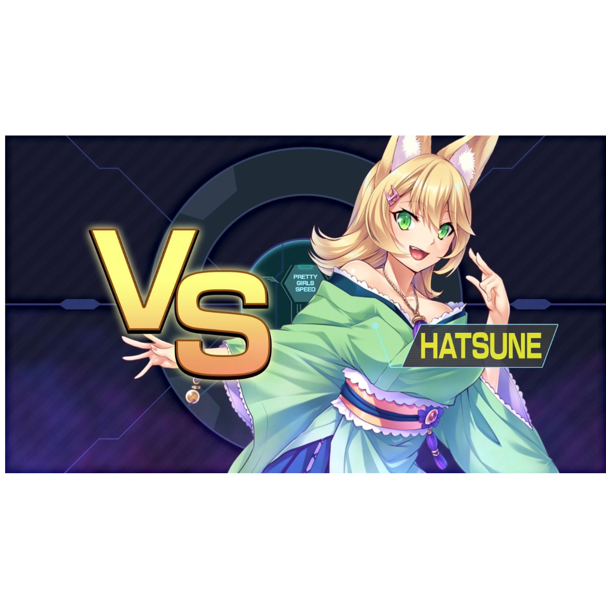 Imagen estilo anime con personaje rubio y la palabra 'Vs'.