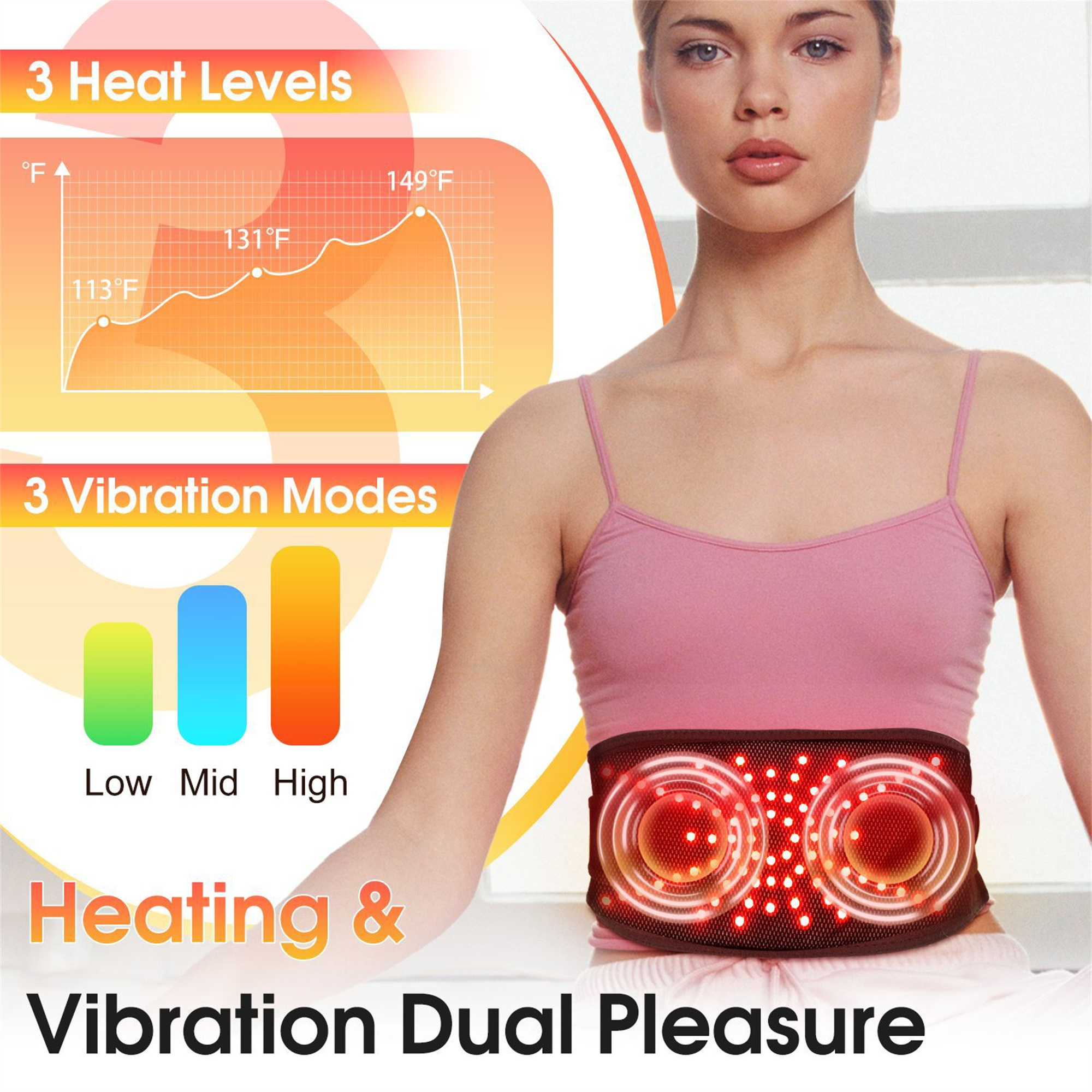 heizkissen mit vibration Umschnalldildo main image 1
